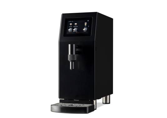 ETNA MilkBase Standalone – automatyczna stacja do spieniania mleka, widok z prawego boku