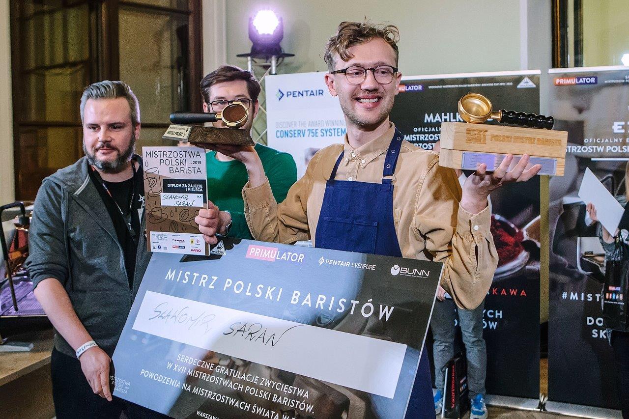 Sławek Saran Mistrz Polski Barista 2019