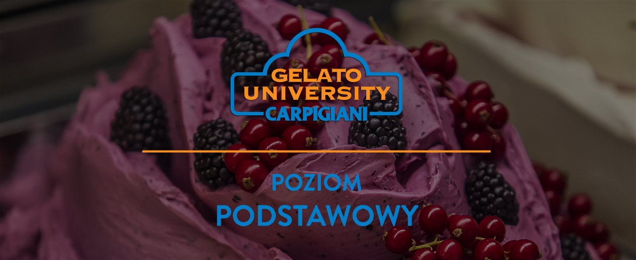 Szkolenie z produkcji lodów rzemieślniczych Carpigiani Gelato Univeristy