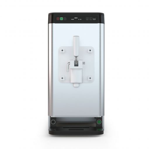 Nablatowa maszyna do przygotowywania shake’ów i koktajli mlecznych. Model Carpigiani 161 K G SP wyposażony w system Hard-O-Tronic®, chłodzenie powietrzem i grawitacyjne podawanie mieszanki.