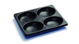 4x non-stick mould