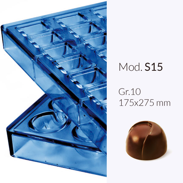 Formy do produkcji czekolady 175 x 275 mm