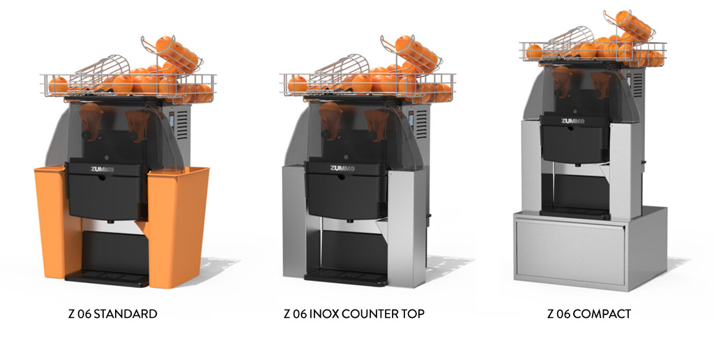 Zummo Z 06 Natura lista modeli wyciskarki gastronomicznej do soków